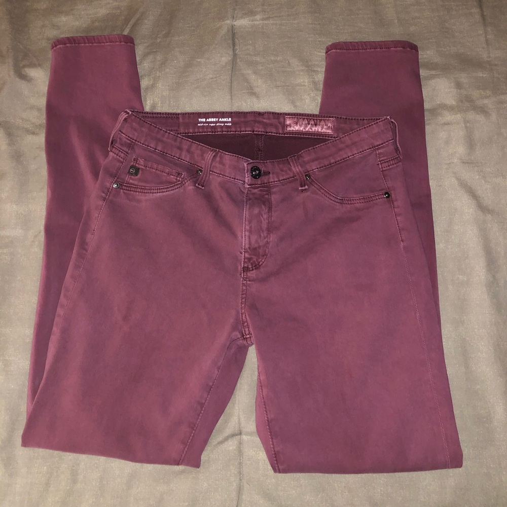 Anthropologie AG Jeans Mid-Rise Super Skinny